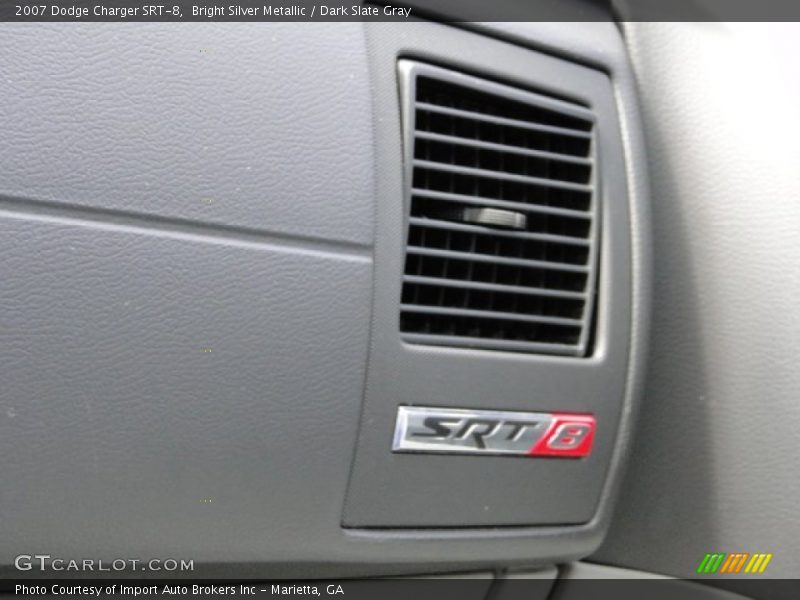 Bright Silver Metallic / Dark Slate Gray 2007 Dodge Charger SRT-8