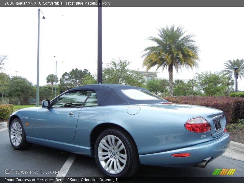 Frost Blue Metallic / Ivory 2006 Jaguar XK XK8 Convertible