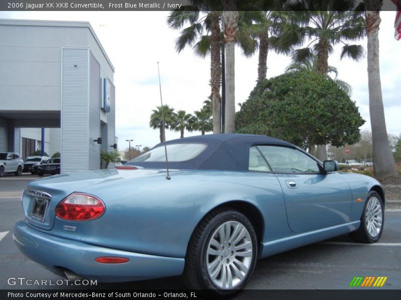 Frost Blue Metallic / Ivory 2006 Jaguar XK XK8 Convertible