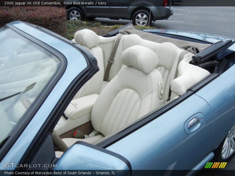 Frost Blue Metallic / Ivory 2006 Jaguar XK XK8 Convertible