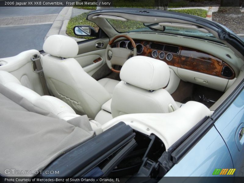 Frost Blue Metallic / Ivory 2006 Jaguar XK XK8 Convertible