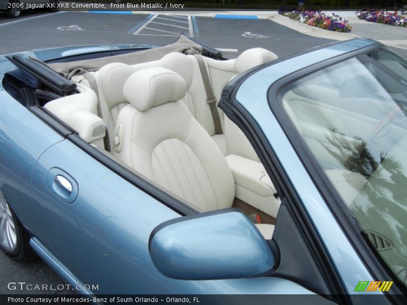 Frost Blue Metallic / Ivory 2006 Jaguar XK XK8 Convertible