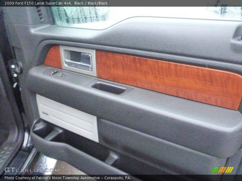 Black / Black/Black 2009 Ford F150 Lariat SuperCab 4x4