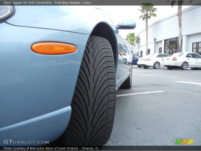 Frost Blue Metallic / Ivory 2006 Jaguar XK XK8 Convertible