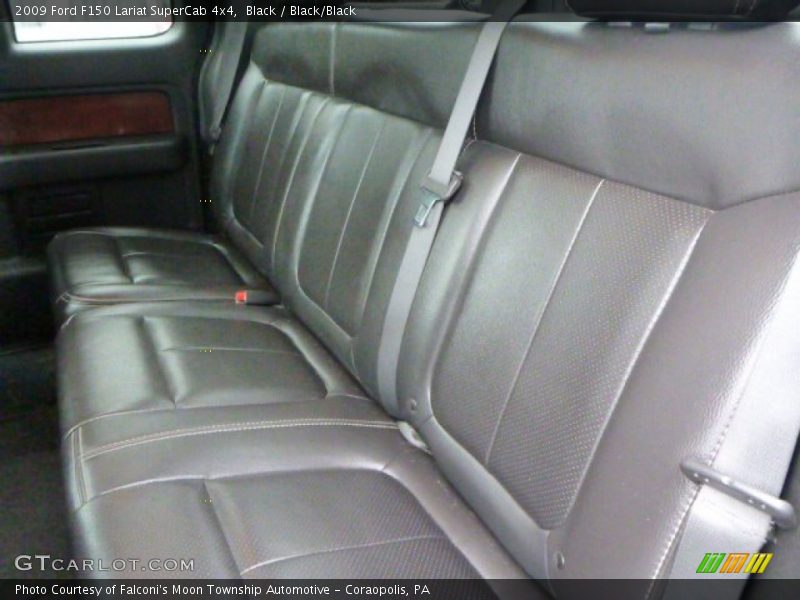 Black / Black/Black 2009 Ford F150 Lariat SuperCab 4x4