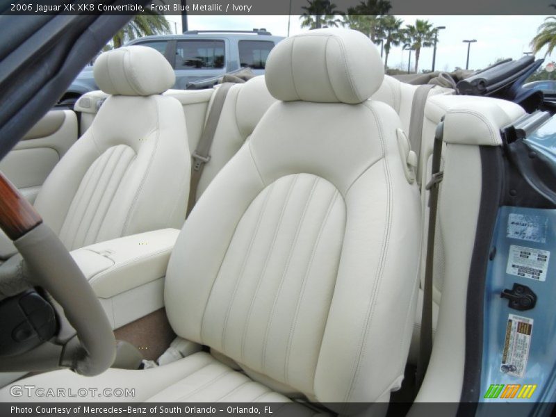 Front Seat of 2006 XK XK8 Convertible