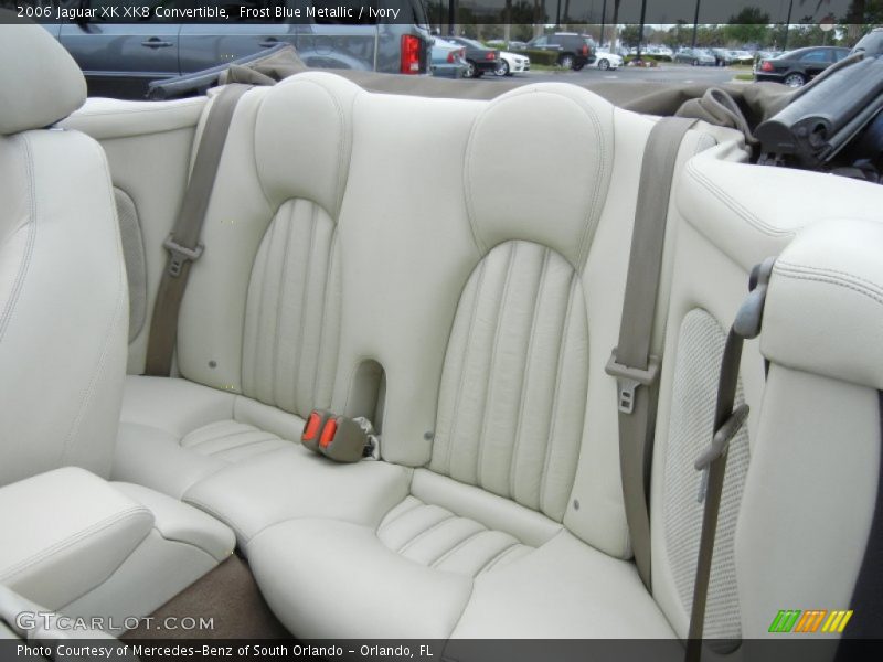 Rear Seat of 2006 XK XK8 Convertible