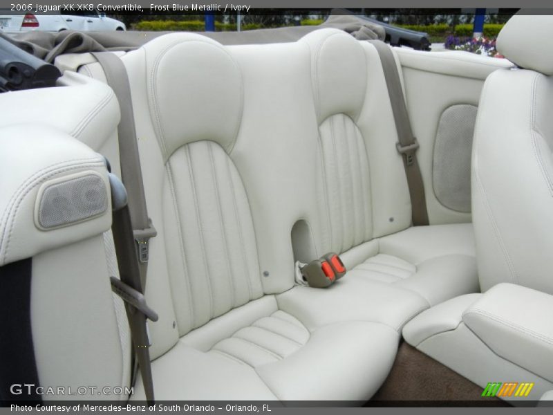 Rear Seat of 2006 XK XK8 Convertible