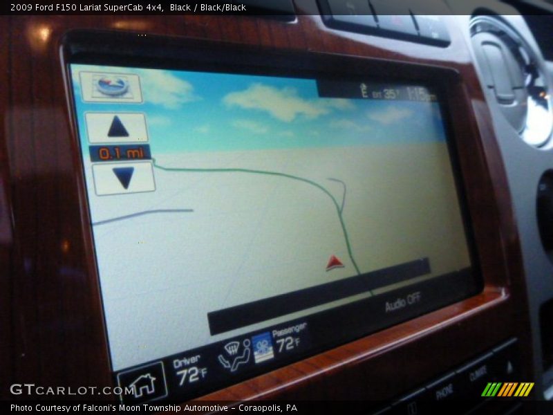 Black / Black/Black 2009 Ford F150 Lariat SuperCab 4x4