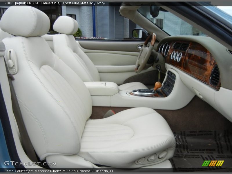 Front Seat of 2006 XK XK8 Convertible