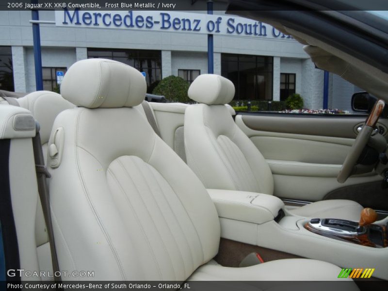 Front Seat of 2006 XK XK8 Convertible