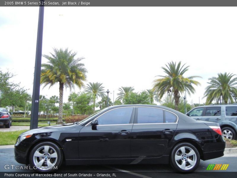  2005 5 Series 525i Sedan Jet Black