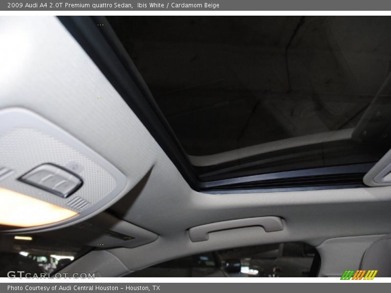 Ibis White / Cardamom Beige 2009 Audi A4 2.0T Premium quattro Sedan