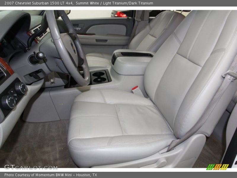 Summit White / Light Titanium/Dark Titanium 2007 Chevrolet Suburban 1500 LT 4x4