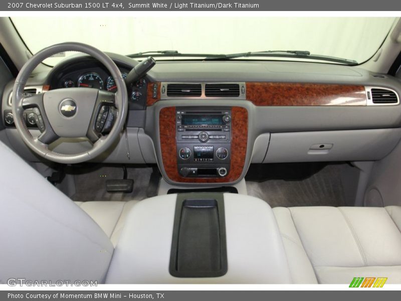 Summit White / Light Titanium/Dark Titanium 2007 Chevrolet Suburban 1500 LT 4x4