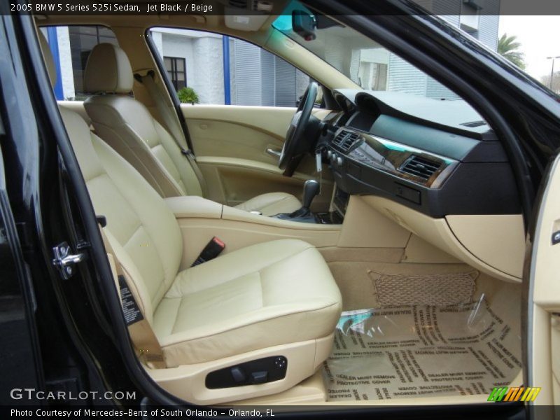  2005 5 Series 525i Sedan Beige Interior