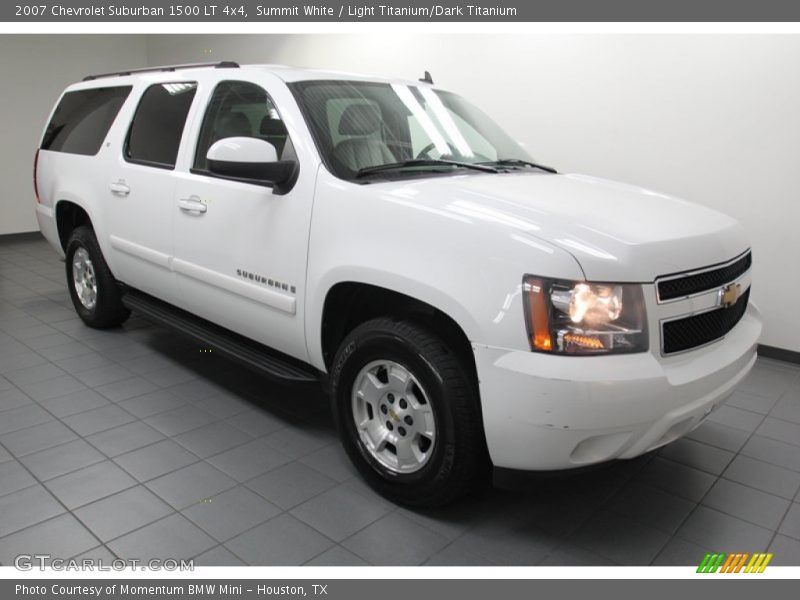 Summit White / Light Titanium/Dark Titanium 2007 Chevrolet Suburban 1500 LT 4x4