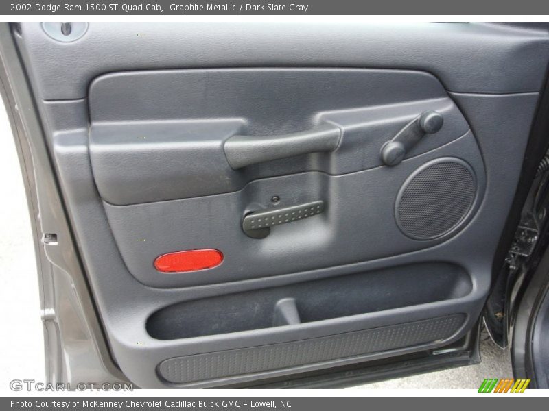 Graphite Metallic / Dark Slate Gray 2002 Dodge Ram 1500 ST Quad Cab