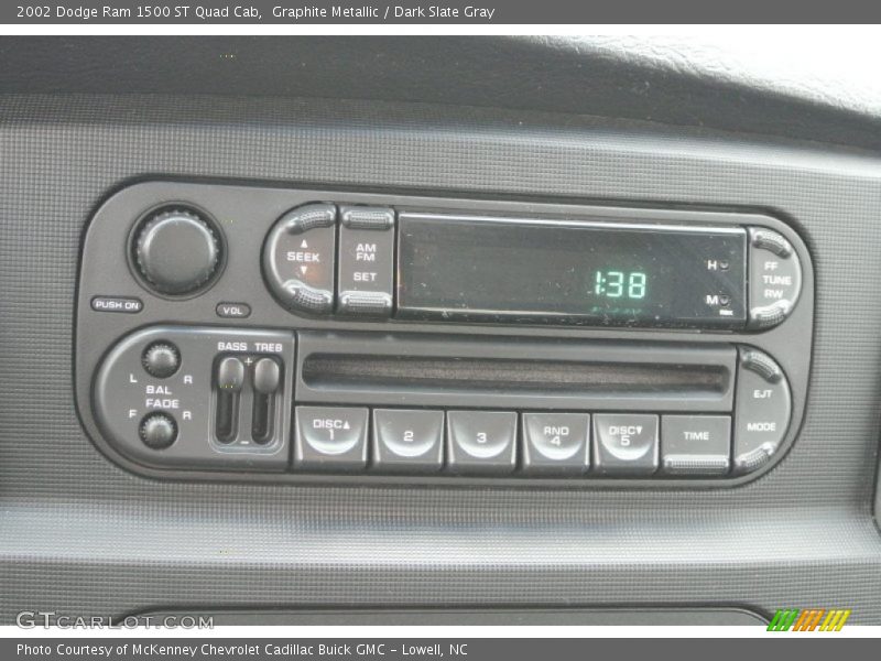 Graphite Metallic / Dark Slate Gray 2002 Dodge Ram 1500 ST Quad Cab