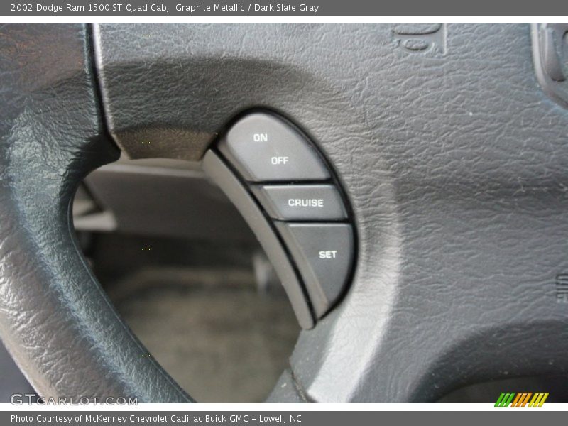 Graphite Metallic / Dark Slate Gray 2002 Dodge Ram 1500 ST Quad Cab