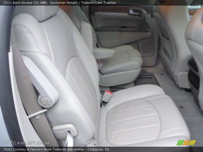 Quicksilver Metallic / Titanium/Dark Titanium 2011 Buick Enclave CXL AWD