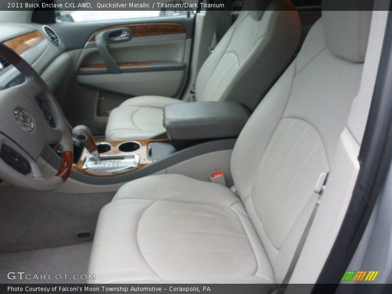 Quicksilver Metallic / Titanium/Dark Titanium 2011 Buick Enclave CXL AWD