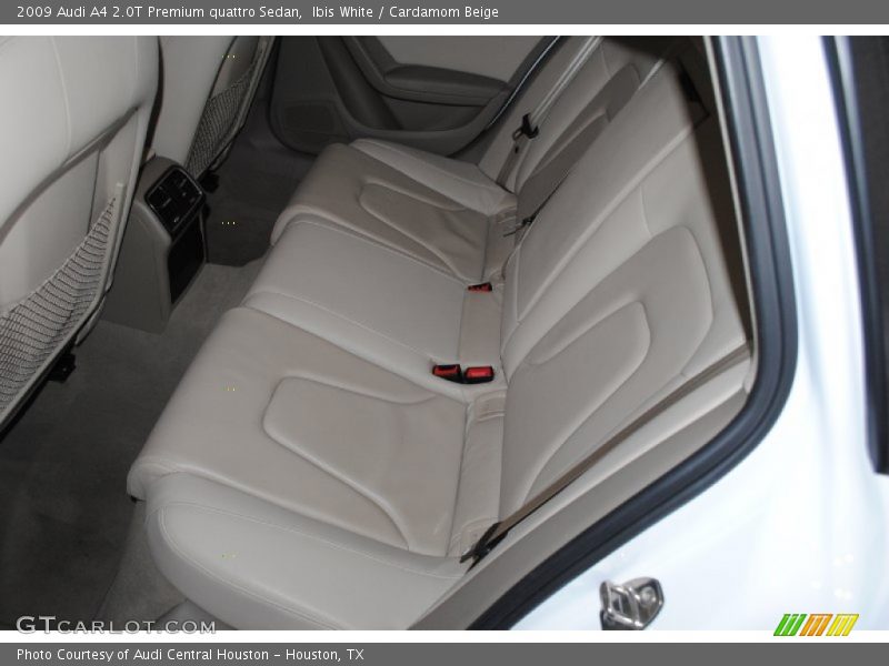 Ibis White / Cardamom Beige 2009 Audi A4 2.0T Premium quattro Sedan