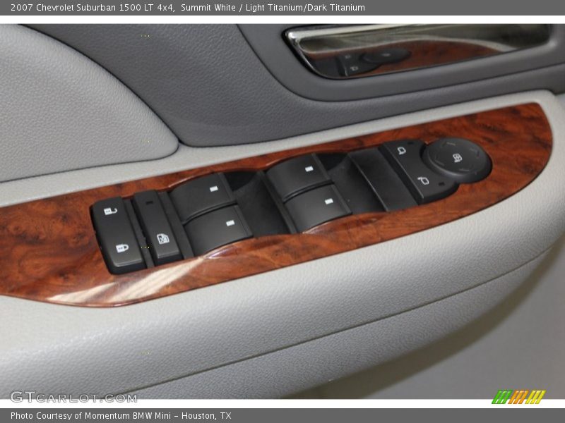 Summit White / Light Titanium/Dark Titanium 2007 Chevrolet Suburban 1500 LT 4x4