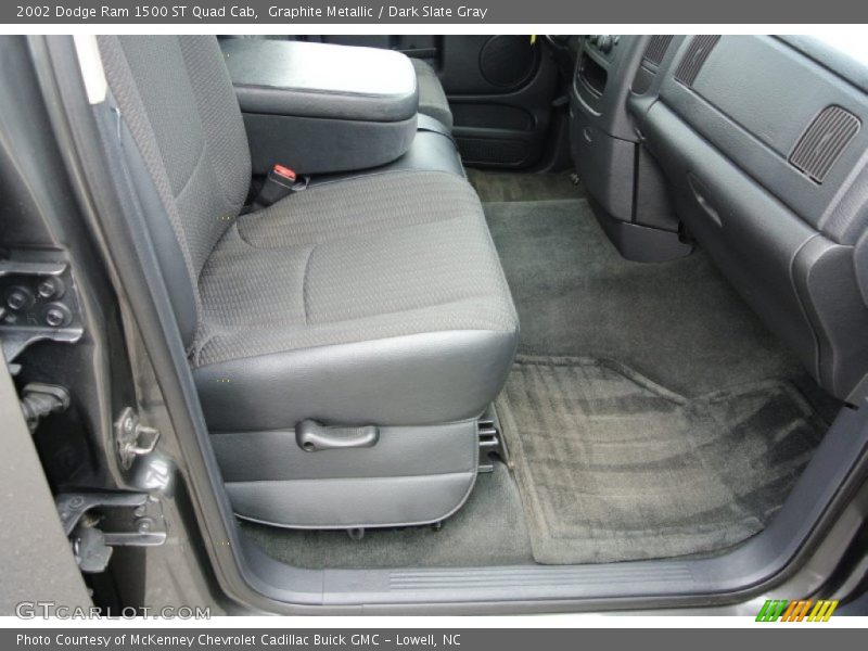 Graphite Metallic / Dark Slate Gray 2002 Dodge Ram 1500 ST Quad Cab