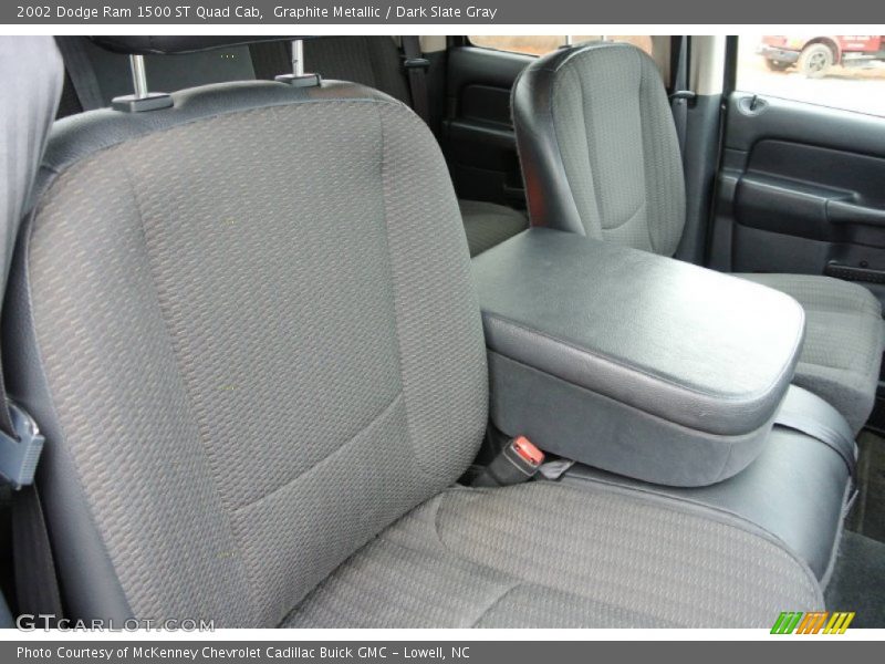 Graphite Metallic / Dark Slate Gray 2002 Dodge Ram 1500 ST Quad Cab