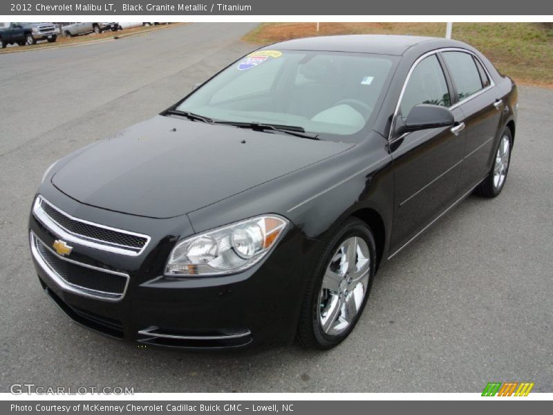 Black Granite Metallic / Titanium 2012 Chevrolet Malibu LT
