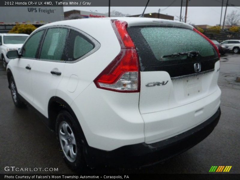 Taffeta White / Gray 2012 Honda CR-V LX 4WD