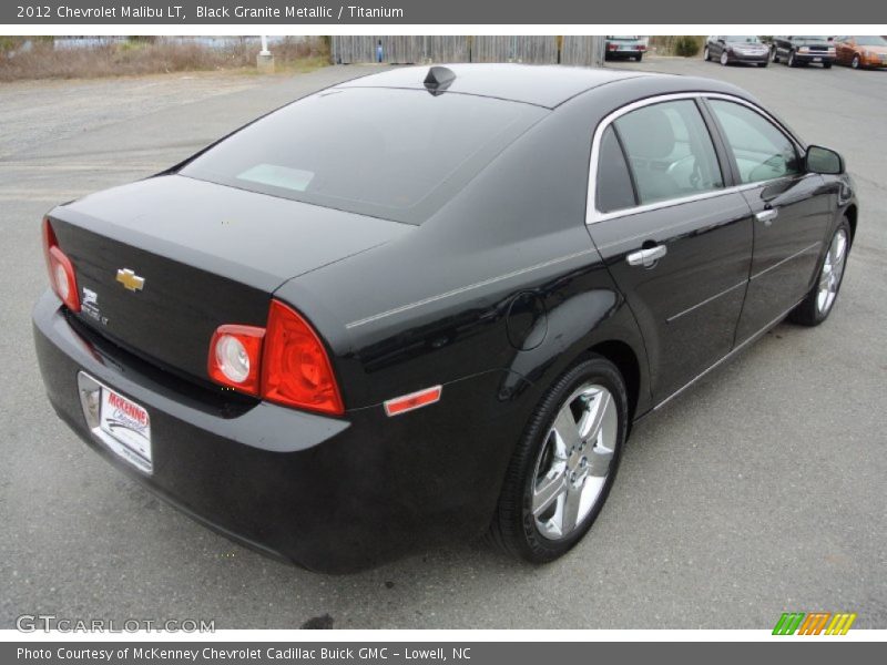 Black Granite Metallic / Titanium 2012 Chevrolet Malibu LT