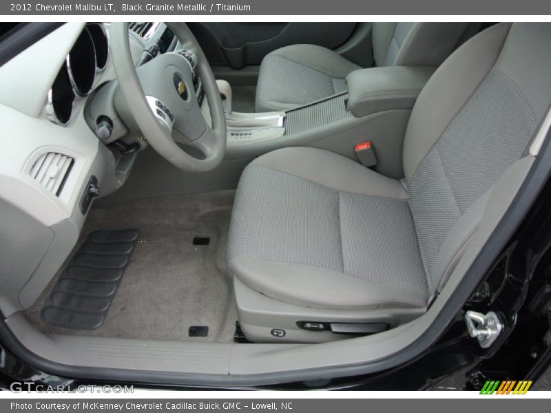 Black Granite Metallic / Titanium 2012 Chevrolet Malibu LT
