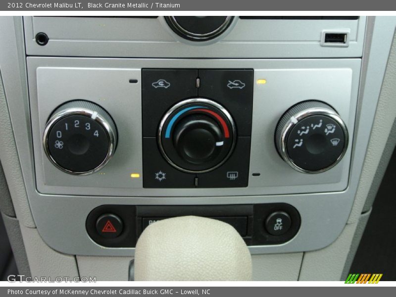 Black Granite Metallic / Titanium 2012 Chevrolet Malibu LT