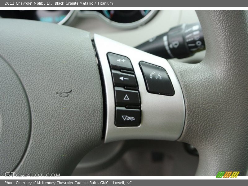 Black Granite Metallic / Titanium 2012 Chevrolet Malibu LT