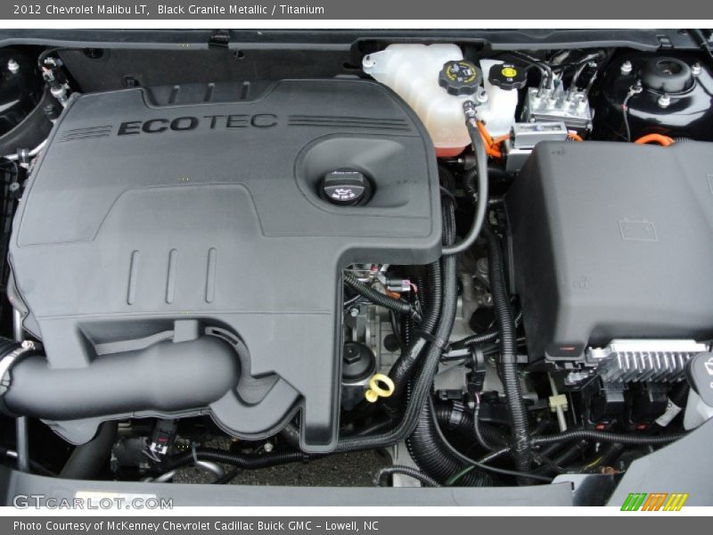 Black Granite Metallic / Titanium 2012 Chevrolet Malibu LT