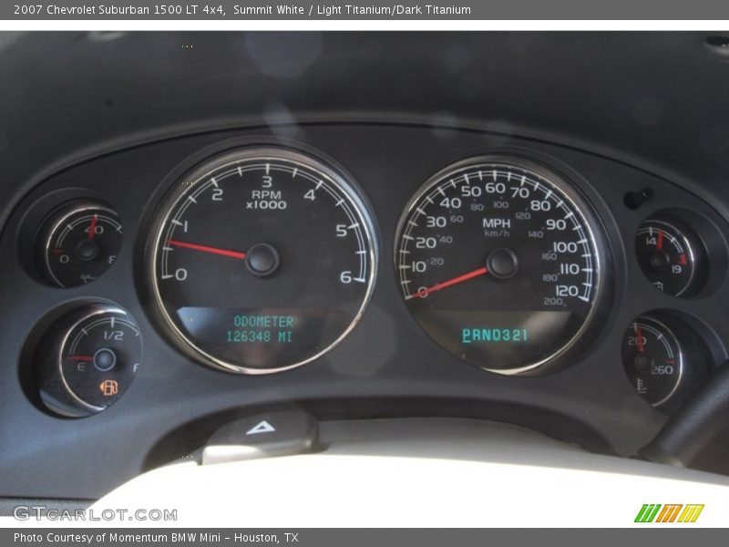 Summit White / Light Titanium/Dark Titanium 2007 Chevrolet Suburban 1500 LT 4x4