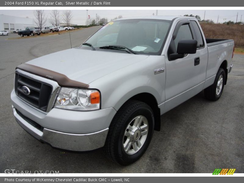 Silver Metallic / Dark Flint 2004 Ford F150 XL Regular Cab
