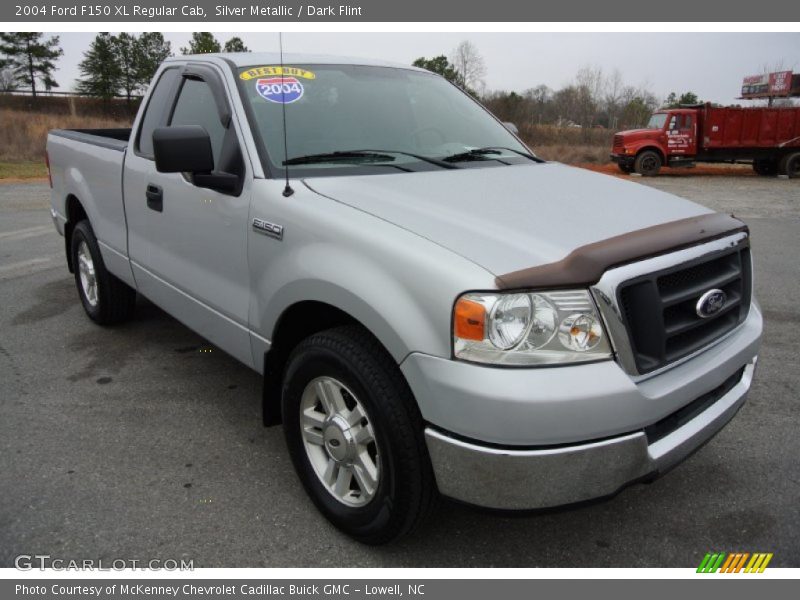 Silver Metallic / Dark Flint 2004 Ford F150 XL Regular Cab