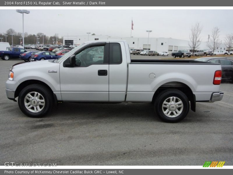 Silver Metallic / Dark Flint 2004 Ford F150 XL Regular Cab