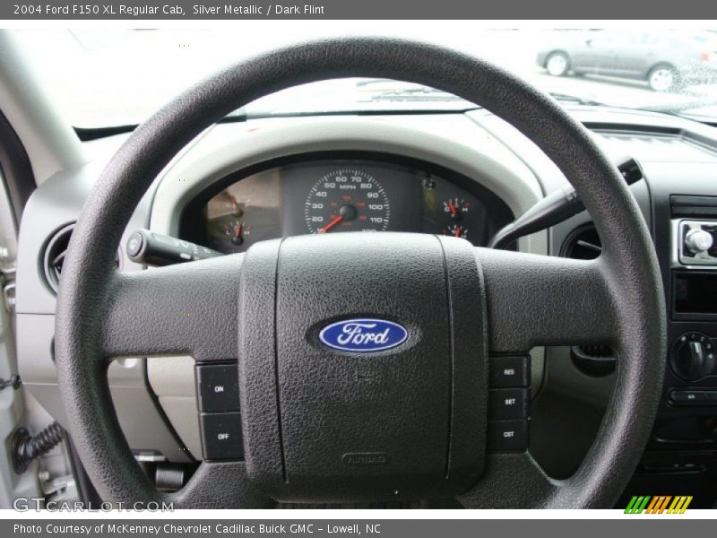 Silver Metallic / Dark Flint 2004 Ford F150 XL Regular Cab