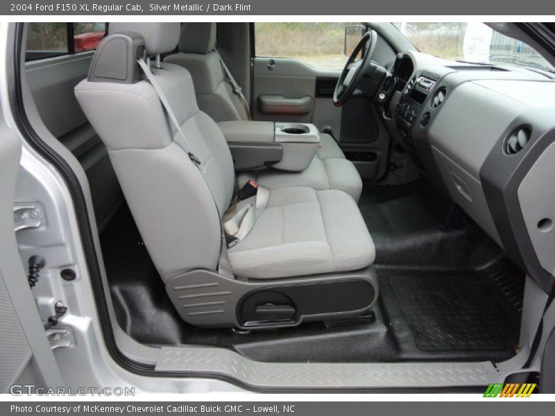 Silver Metallic / Dark Flint 2004 Ford F150 XL Regular Cab