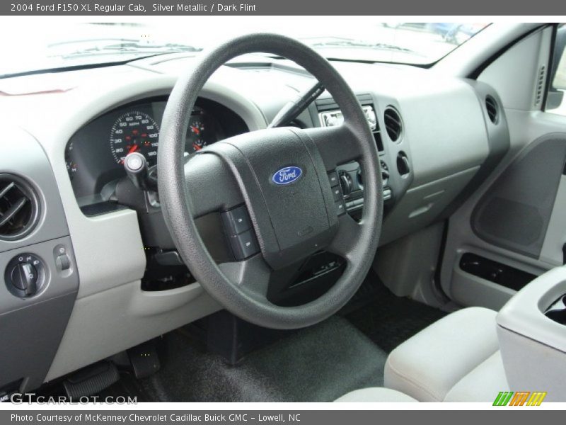 Silver Metallic / Dark Flint 2004 Ford F150 XL Regular Cab
