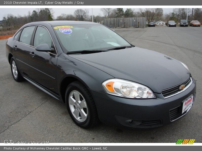 Cyber Gray Metallic / Gray 2010 Chevrolet Impala LT
