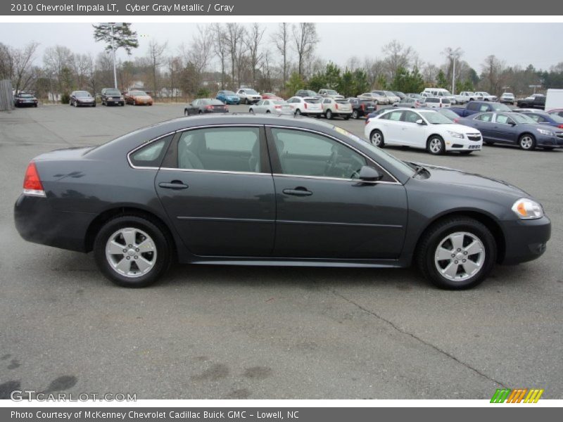 Cyber Gray Metallic / Gray 2010 Chevrolet Impala LT