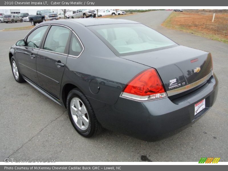 Cyber Gray Metallic / Gray 2010 Chevrolet Impala LT