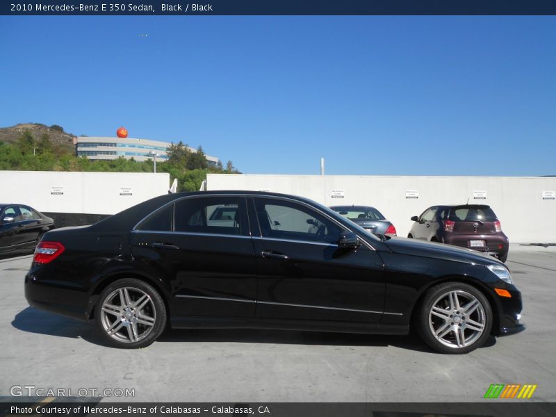 Black / Black 2010 Mercedes-Benz E 350 Sedan