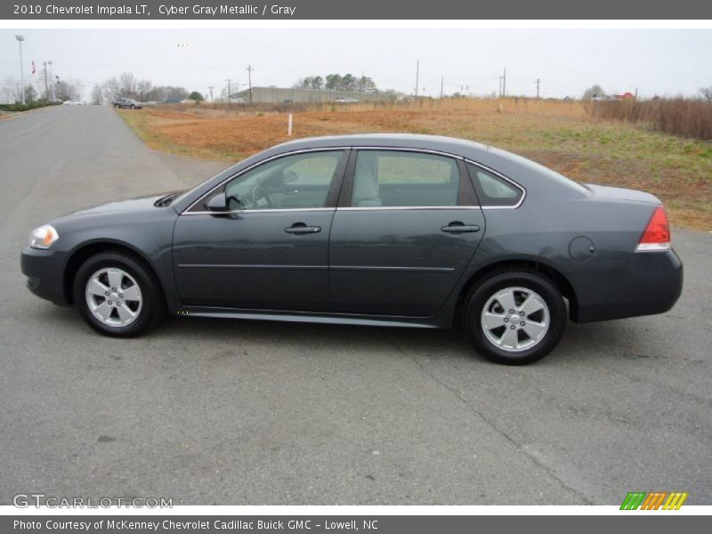 Cyber Gray Metallic / Gray 2010 Chevrolet Impala LT