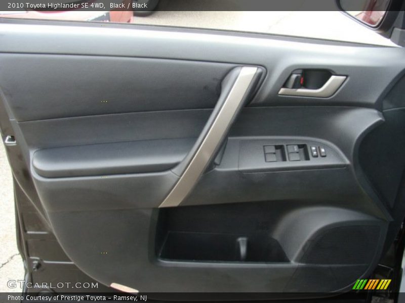 Black / Black 2010 Toyota Highlander SE 4WD